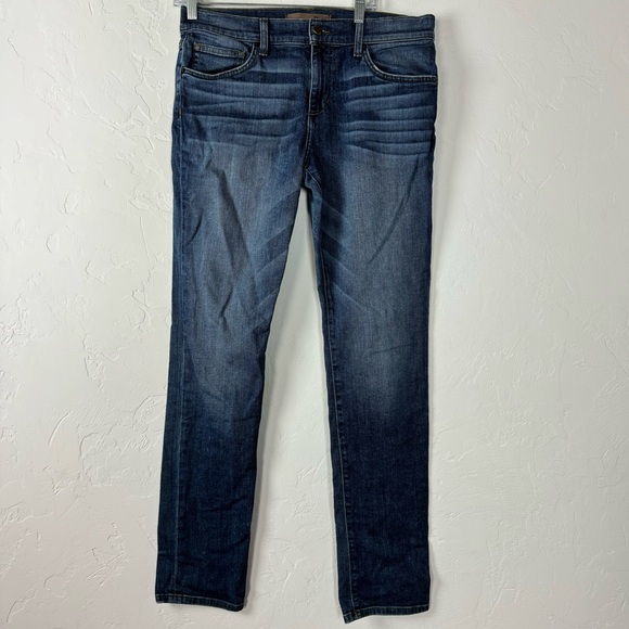 Joe's Jeans Other - Joes Jeans Denim Slim Fit Dark Wash Blue Solid Palumbo Cotton Stretch Flat Front